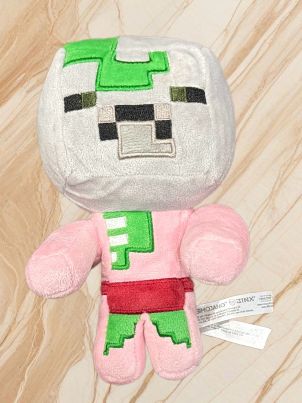 MINECRAFT ZOMBIE PIG PLUSH MOJANG 7” STUFFED TOY